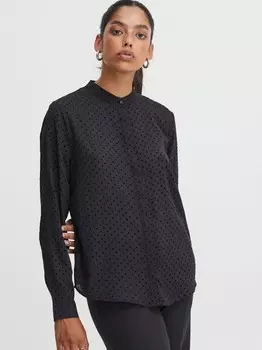 Блузка с длинными рукавами ihcellani Ichi, черный