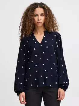 Блузка с длинными рукавами ihvera ls14 Ichi, мультиколор