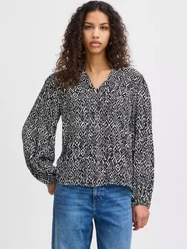 Блузка с длинными рукавами ihvera ls14 Ichi, мультиколор