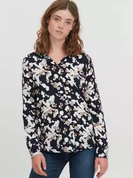 Блузка с длинными рукавами ихвера Ichi, синий