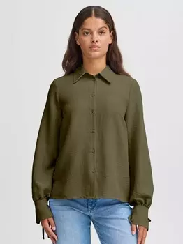 Блузка с длинными рукавами ixnaima sh Ichi, зеленый