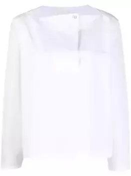 Блузка с длинными рукавами JIL SANDER, белый