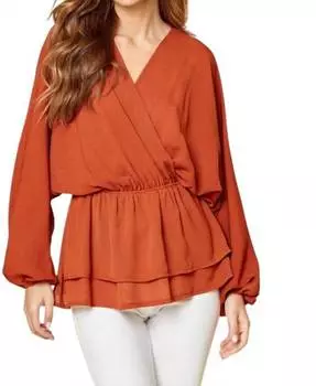 Блузка с длинными рукавами Love You Always цвета ржавчины ANDREE BY UNIT, цвет rust