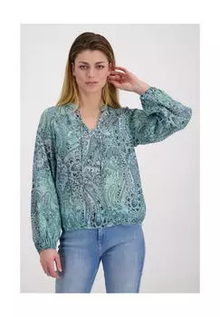 Блузка с длинными рукавами monari, цвет Fresh Mint Gemustert