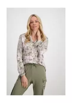 Блузка с длинными рукавами monari, цвет Sage Gemustert