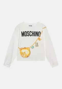 Блузка с длинными рукавами MOSCHINO, молочный