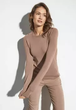 Блузка с длинными рукавами OCHNIK, темно коричневый