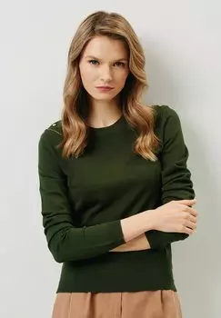 Блузка с длинными рукавами OCHNIK, зеленый