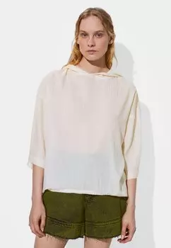 Блузка с длинными рукавами PARFOIS, бежевый