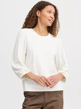 Блузка с длинными рукавами pzjane футболка с рукавами 3/4 Pulz Jeans, белый