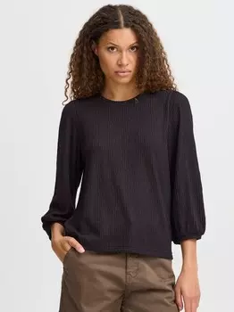 Блузка с длинными рукавами pzjane футболка с рукавами 3/4 Pulz Jeans, черный