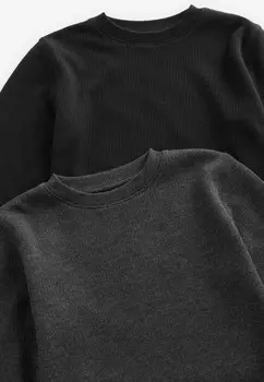 Блузка с длинными рукавами REGULAR FIT Next, черный