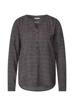 Блузка с длинными рукавами Street One, черный