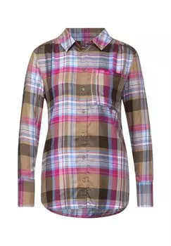 Блузка с длинными рукавами Street One, цвет Dark Deer Brown