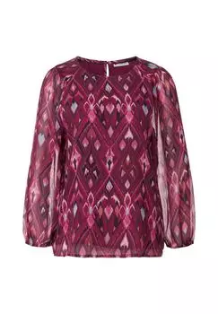 Блузка с длинными рукавами Street One, цвет Tamed Berry