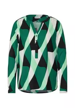 Блузка с длинными рукавами Street One, цвет Fresh Spring Green
