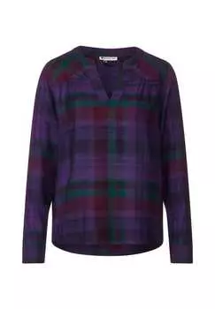 Блузка с длинными рукавами Street One, сиреневый