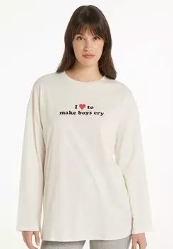 Блузка с длинными рукавами Tezenis, белый