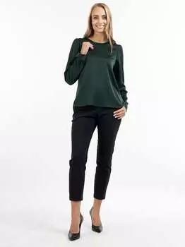 Блузка с длинными рукавами Usha, зеленый