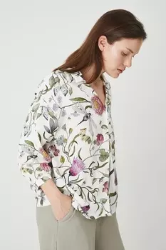 Блузка с добавлением льна Medicine, бежевый