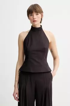 Блузка с добавлением шерсти Remain, коричневый