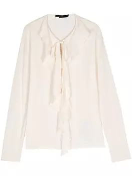 Блузка с драпировкой Seventy, нейтральный цвет
