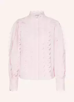 Блузка с дырочным кружевом Mrs & Hugs, розовый