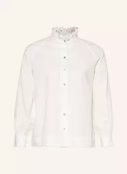 Блузка с дырочным кружевом rich&royal, белый