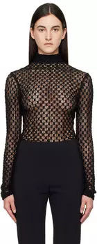 Блузка с геометрическим кружевом Rhe