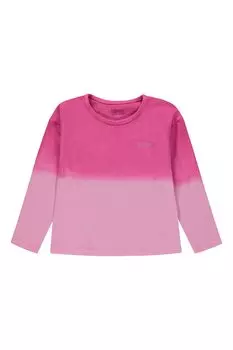 Блузка с горизонтальным меланжем Esprit, фуксия