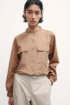 Блузка с карманами H&M, бежевый