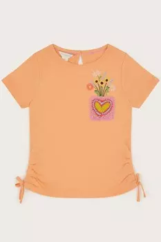 Блузка с карманом крючком Monsoon, оранжевый