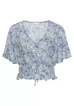 Блузка с коротким рукавом BUFFALO Blouse, цвет blue/navy/pastel blue/light blue