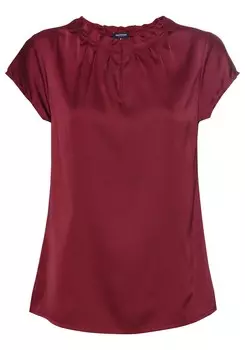 Блузка с коротким рукавом HECHTER PARIS Blouse HECHTER PARIS, темно-красный