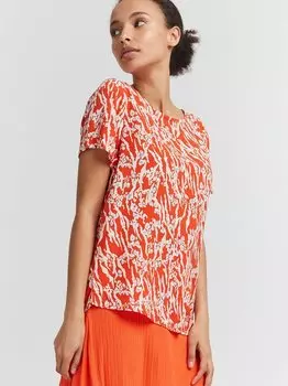 Блузка с коротким рукавом ихвера Ichi, красный