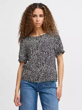 Блузка с коротким рукавом ихвера Ichi, мультиколор