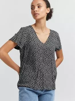 Блузка с коротким рукавом ихвера Ichi, синий