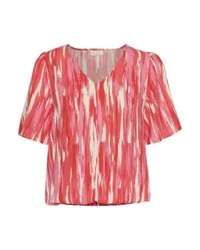 Блузка с коротким рукавом Kaffe Blouse Ariana, красный