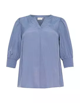 Блузка с коротким рукавом KAFFE CURVE Blouse Veri, цвет opal
