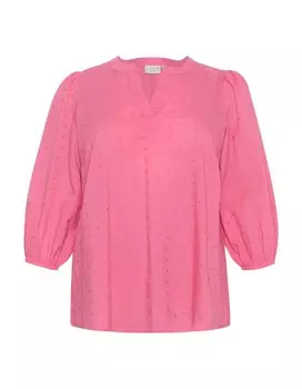 Блузка с коротким рукавом KAFFE CURVE Blouse Jolana, цвет eosin