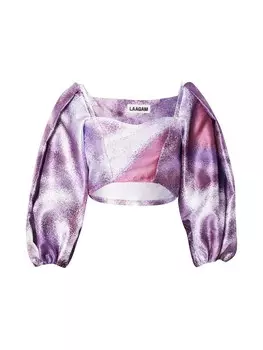 Блузка с коротким рукавом Laagam Blouse, цвет lilac/dark purple