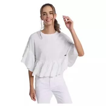 Блузка с коротким рукавом Lois Jeans 8496, белый