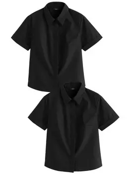 Блузка с коротким рукавом Next Blouse, черный
