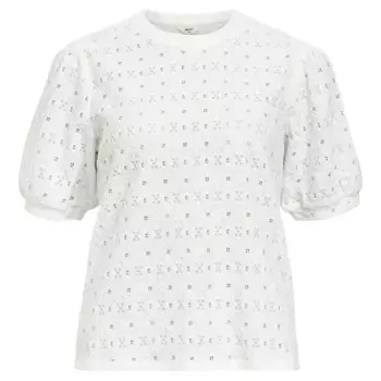 Блузка с коротким рукавом Object Laila, белый