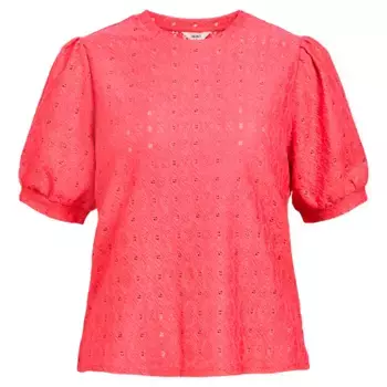 Блузка с коротким рукавом Object Laila, красный