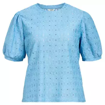 Блузка с коротким рукавом Object Laila, синий