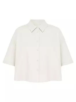 Блузка с коротким рукавом OCEANSAPART Blouse, белый