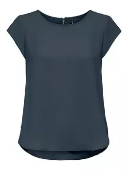Блузка с коротким рукавом ONLY Blouse ONLVic, цвет cyan blue