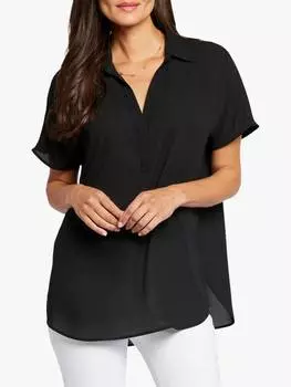 Блузка с коротким рукавом от бекки NYDJ, черный