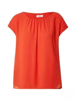 Блузка с коротким рукавом s.Oliver BLACK LABEL Blouse, цвет fire red